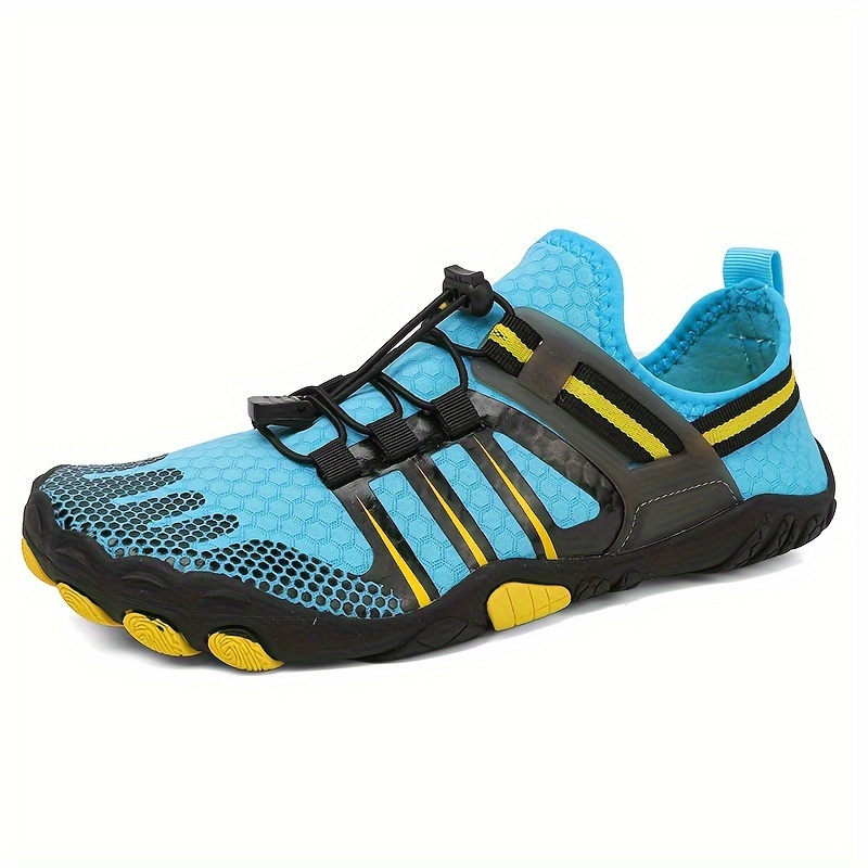 Image of Quick- Men's Lightweight Aqua Shoes Breathable Non-slip Water Shoes For Outdoor Swimming Activities Like Hiking, Fishing, Surfing