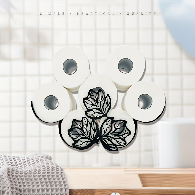 

1pc Fun Shaped , Bathroom , Mounted Roll Container, Bathroom Accessories