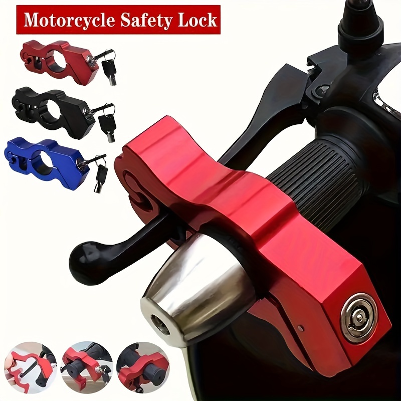 

- Motorcycle Handlebar - -theft For Atvs, Scooters & Bikes, Aluminum Alloy