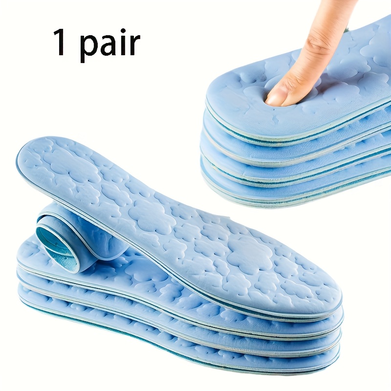 ComfortPlus Memory Foam Insoles - Soft, Breathable & Shock-Absorbing Pads for Adults, 1 Pair, Shoe Pads, Anti-fatigue