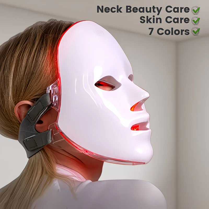 7-Color LED Facial Therapy Device - Portable Skin Care Tool – detail 5