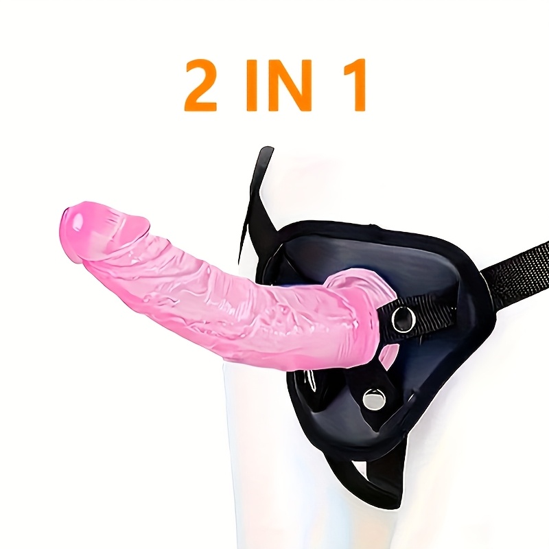 2pcs Wearable Buckle Harness with Realistic Dildo