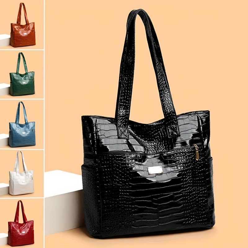 Busnos Damen Umhängetasche Vintage - PU Leder Clutch Tasche Mit Reißverschluss Khaki