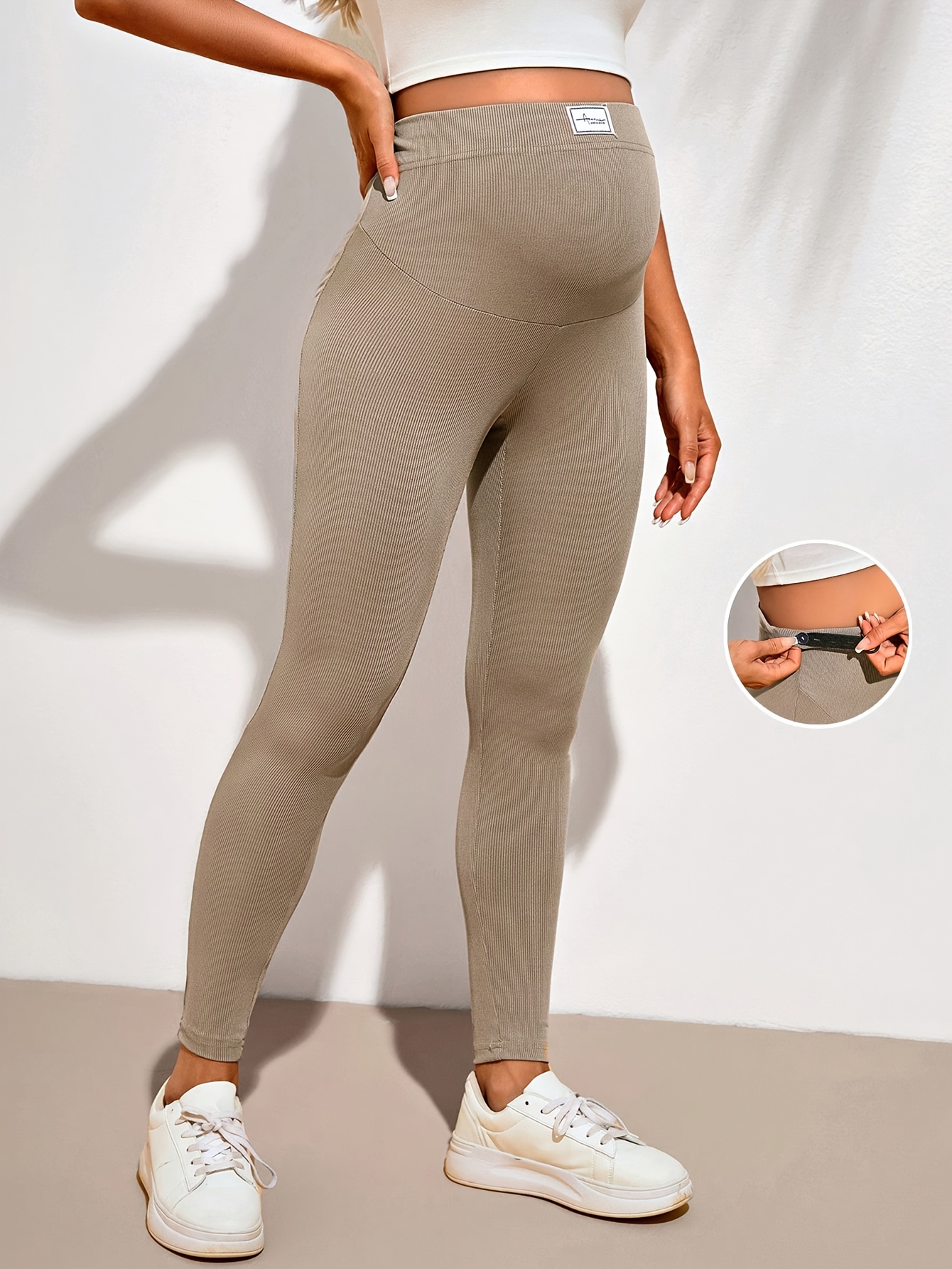 leggings embarazo mujer cintura ajustado Temu El Salvador