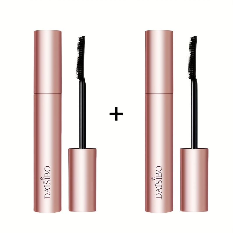 Free: 2pcs Waterproof Volumizing Mascara For Thick, , And Lengthened Lashes With A Comb Brush Head, Perfect As A Gift