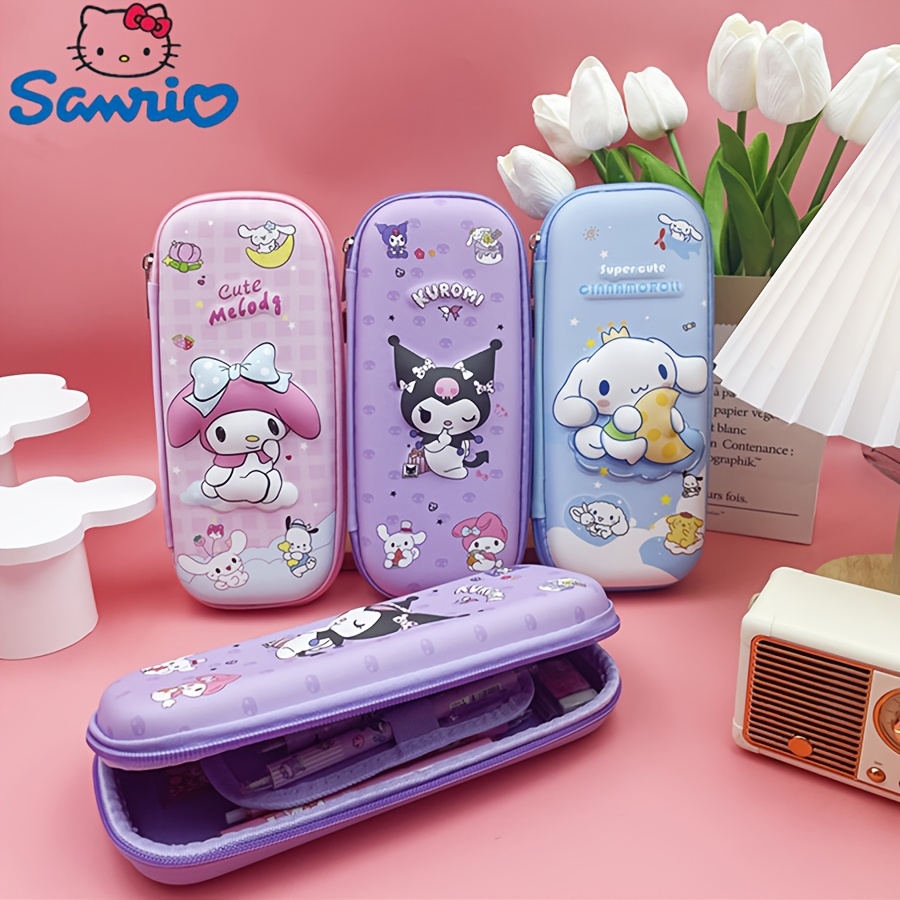 

Sanrio Pencil Case - Cinnamoroll & For Kuromi - For & Office Supplies Organization, Pen Bag For Pencils, Markers, And