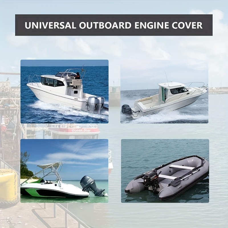 hochwertige pa-bootabdeckung für 6-225ps-motorboote, wasserdichte