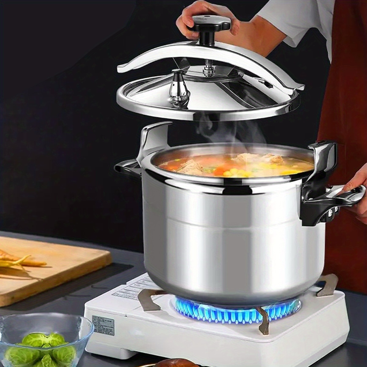 large capacity commercial steamer pot for versatile high end non   cooking arabic pot 3pcs set Product details 9
