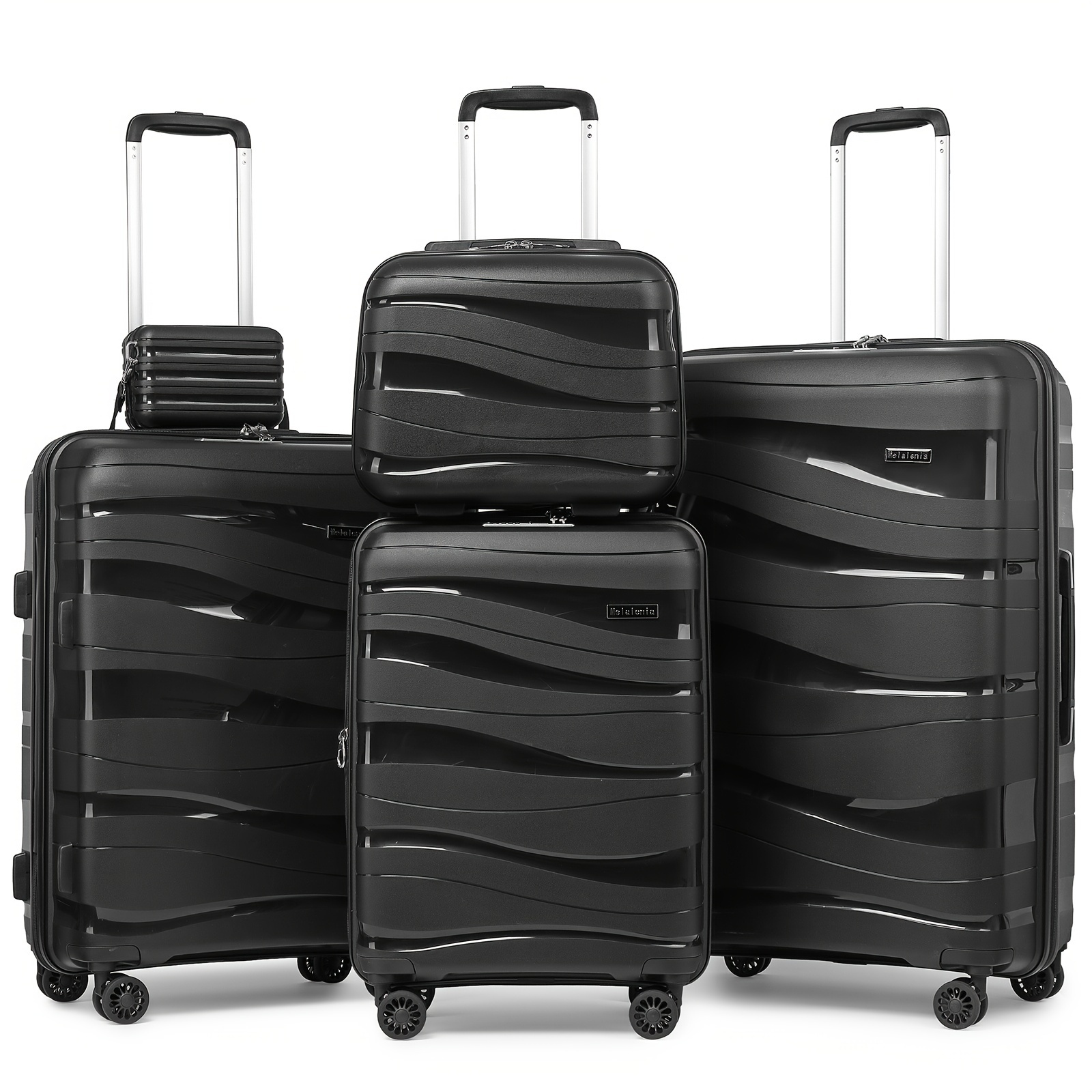 Image of Joyway A Set Of Hard Shell Suitcases, 20 Inches, 24 Inches, 28 Inches Luggage, Carry-on Luggage Set, Travel Luggage Set, With Spinner Wheels With Hard Shell Travel Bag And Toiletry Bag
