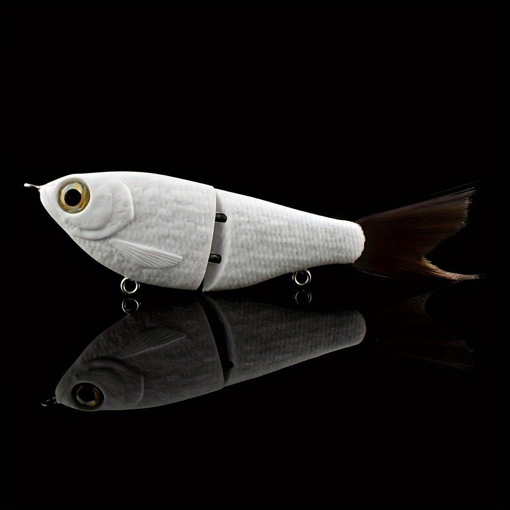 Fishing Lure Swimbait, Unpainted Abs Material, Bait For Men, Single Pack, Ideal For Thanksgiving Day - Artificial Bait