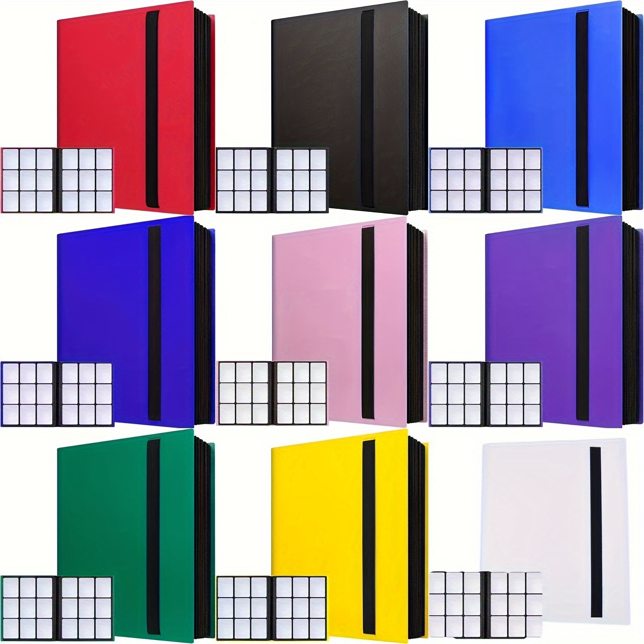 trading card pocket pages sports binder - Temu