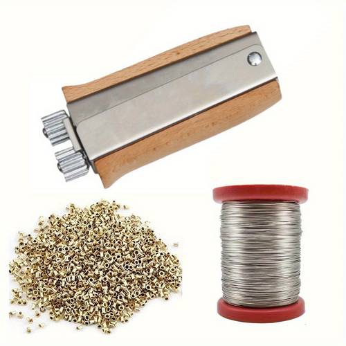 stainless steel honeycomb frame crimping tool 0 55mm 500g 304 stainless steel wire 100 brass end holes manual tensioning tool for wire holding