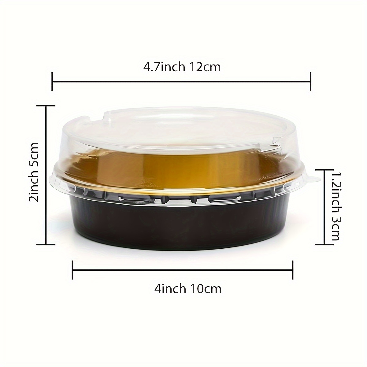 Lot De 10 Moules à Tarte En Aluminium Jetables - 22.9 Cm - Pour Quiches, Tartes, Pâtisseries - Allant Au Four Et Congélateur - 3