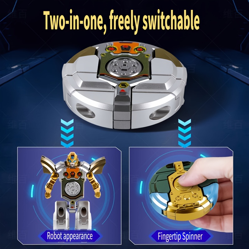 Mechanical Deformation Fidget Spinner Robot Toy