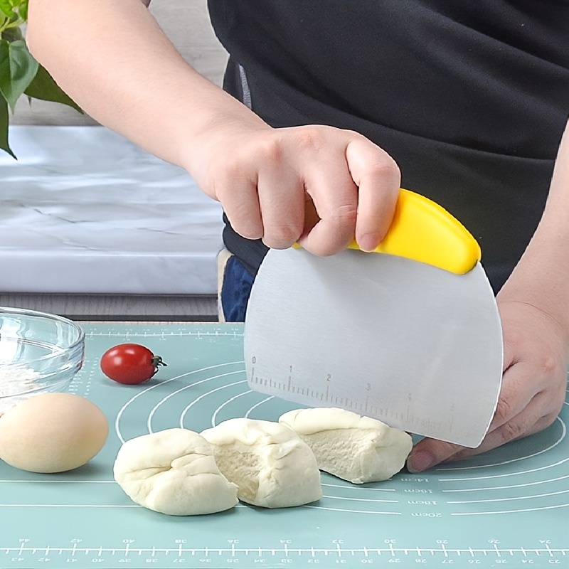 Dough Scraper Multifunction Stainless Steel Dough Cutter - Temu