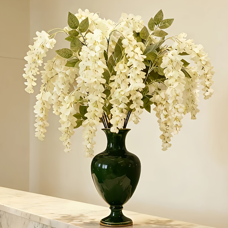 künstliche blumen für den garten 12 Bündel 35cm Kunstblumen wie Echt Künstliche Blumen Lavendel Outdoor –  kunstblumenshop main image 0
