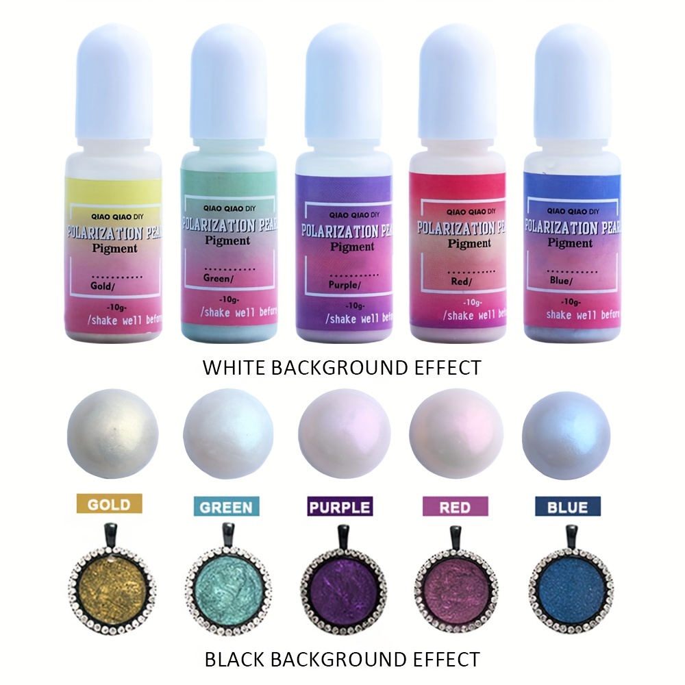 

Polarization Pigment Set: 5 Colors For - Artistic, No Power Required