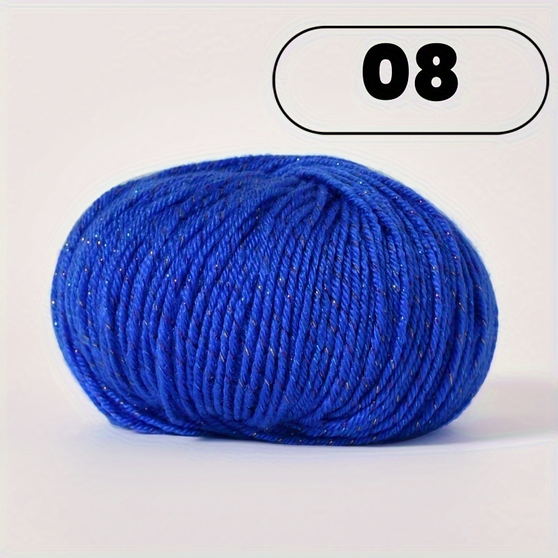 Image of Multicolor Bright Thread, Shimmering Bright Thread, Medium-thick Thread, Knitting Sweaters, Vests, Cushions And Other Crafts