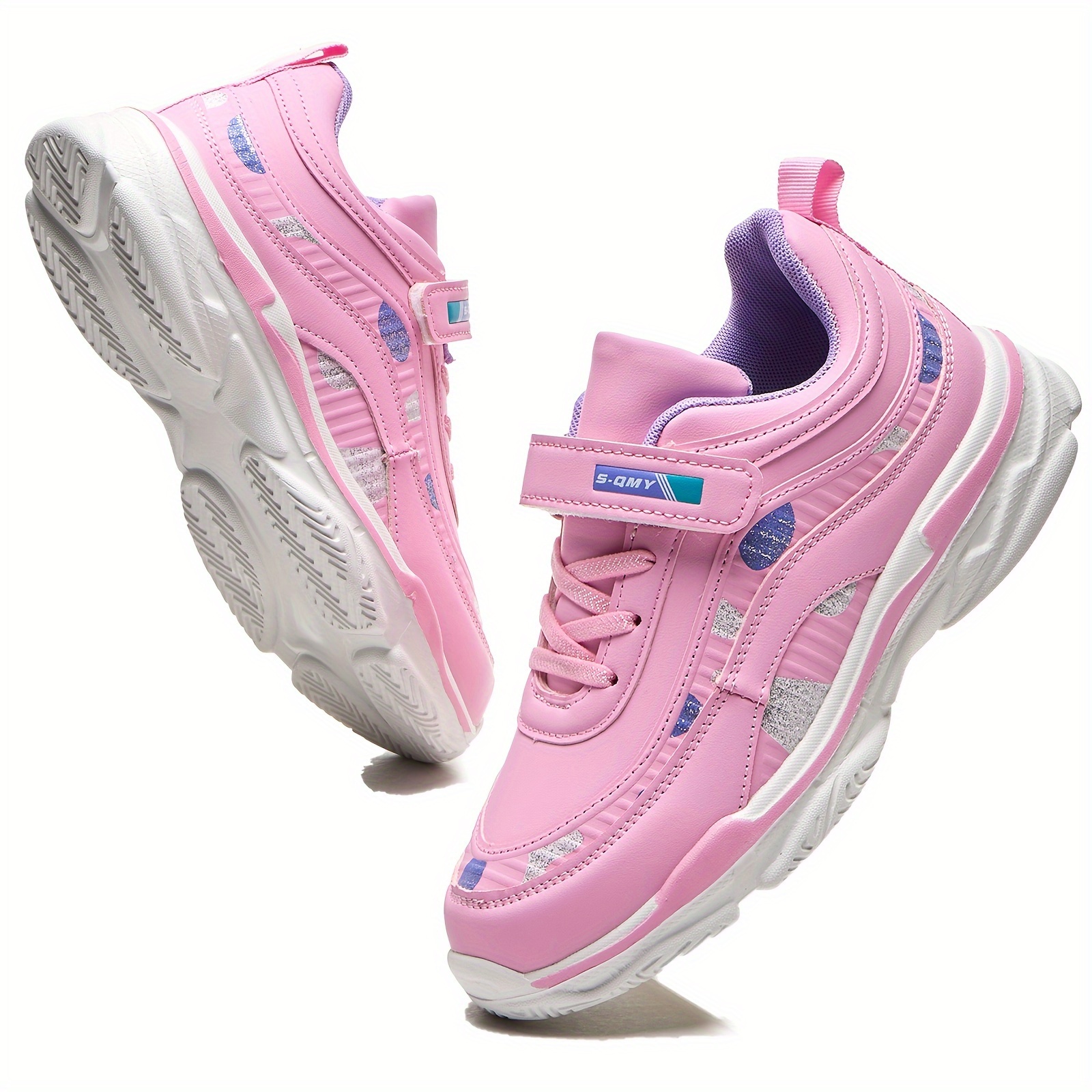 girls boys fashion sports sneakers casual striped solid Temu