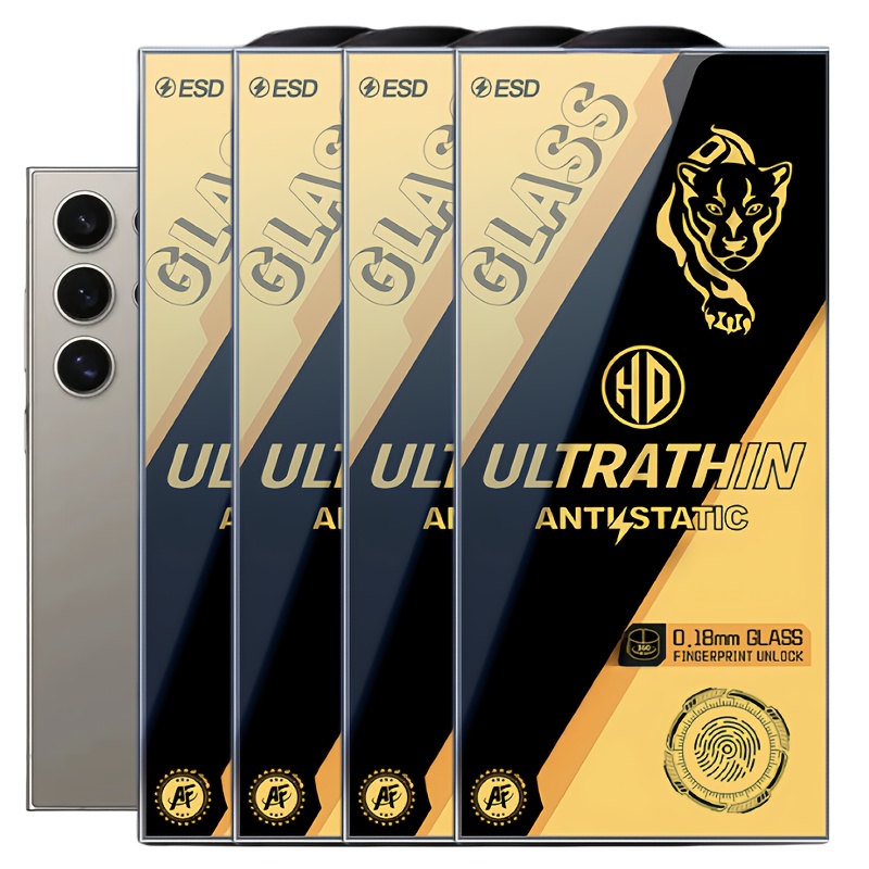 Premium Kaljeno Steklo Zaščitnik Zaslona za for Samsung Galaxy S25 S24 S23 S22 Ultra S25 S24 S23 S22 Plus FE, Popolna Pokritost in HD Jasnost,