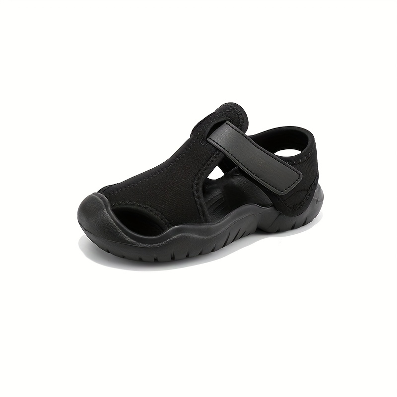Image of Slippers Summer ' Soft-bottom Slides Unisex Outdoor Wear Athletic Hollow Little Kids