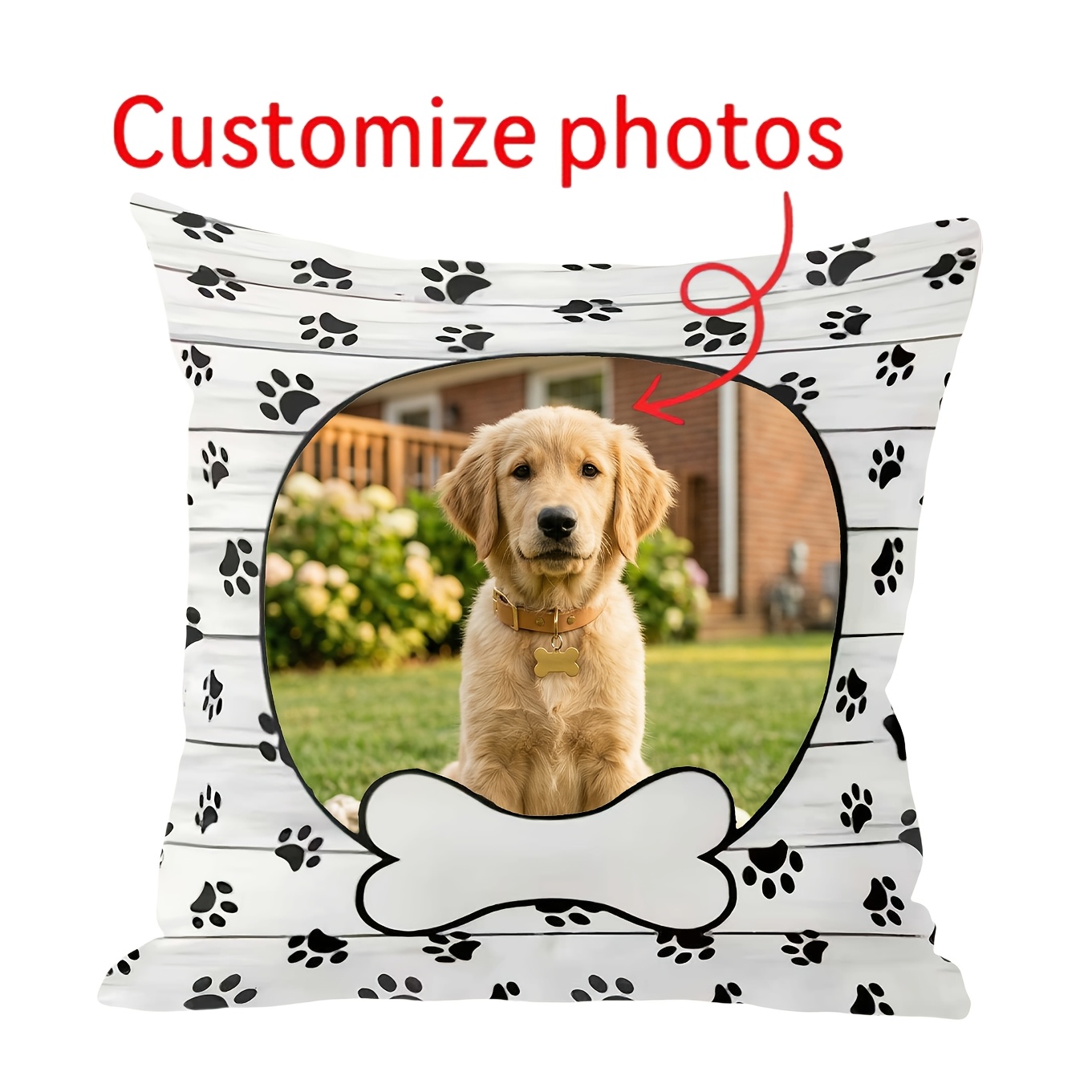 Customizable Photo Pillowcase for Pet Memorial