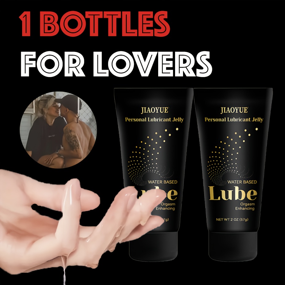 Long-Lasting Large Volume Of Water-Based Lube For Men, Women, And Couples - Gentle, Non-Sticky, And Safe For Toys - Perfect For Intimate Events For Parties 57ml (2oz)