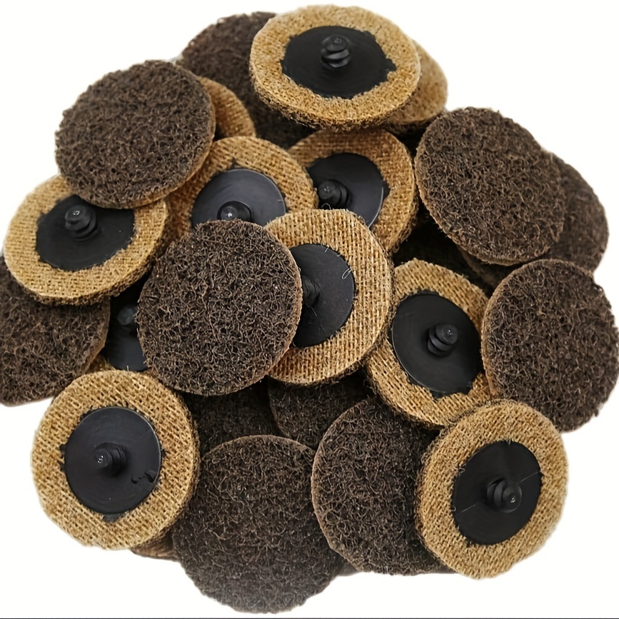 

50x 2 Inch Coarse Surface Conditioning Discs Roll Lock Die Grinder Sanding Pads