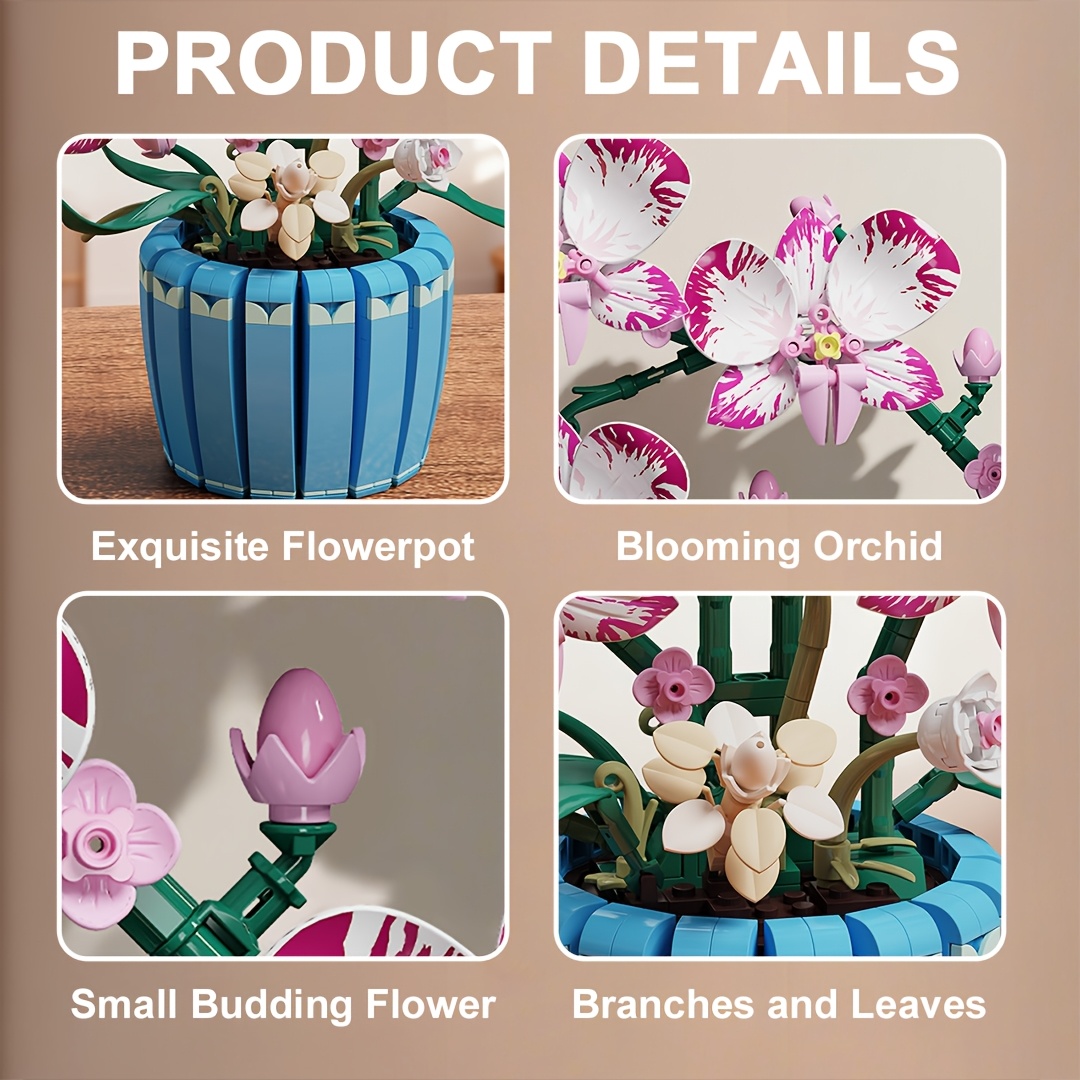 Orchid Model Building Blocks Toy Set