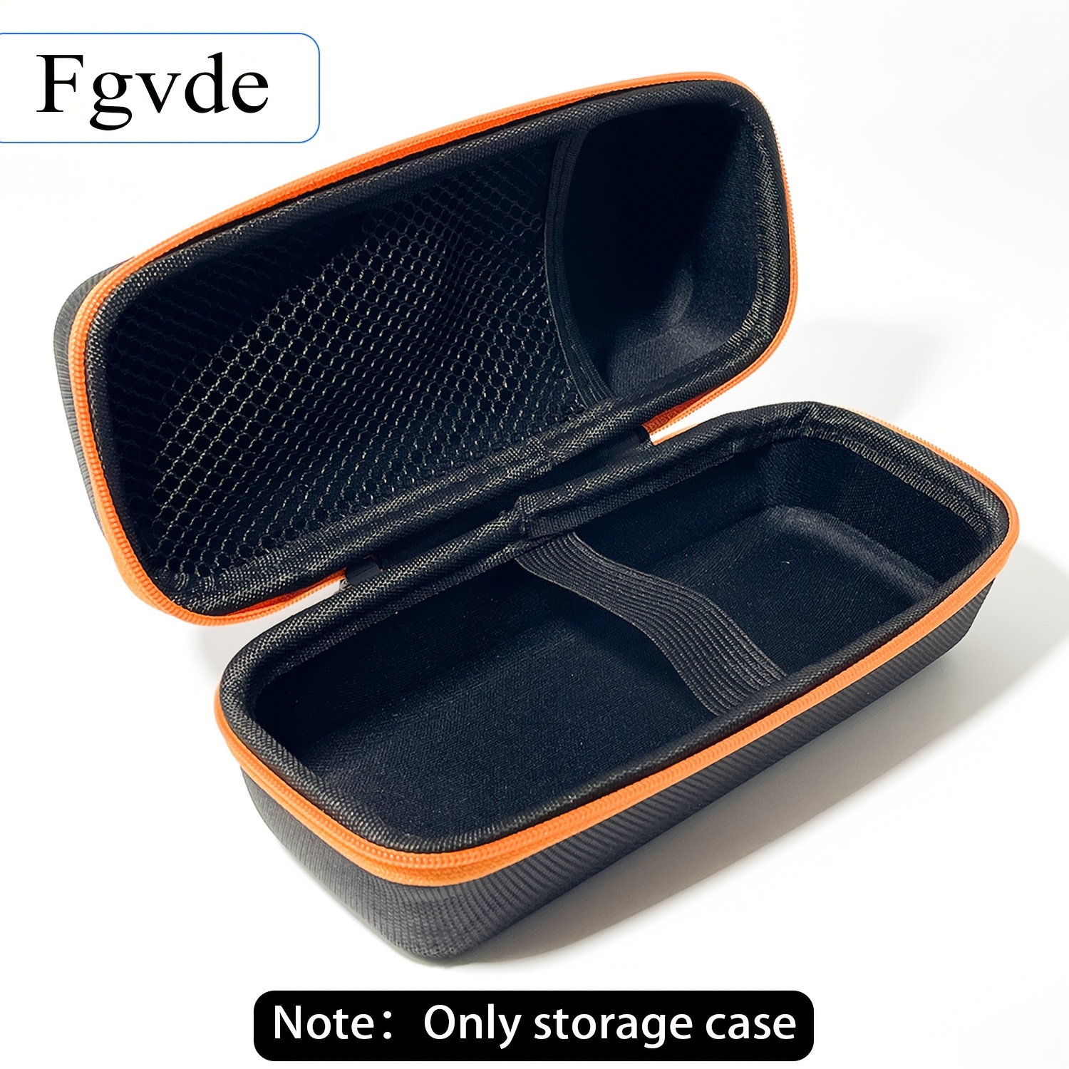 TEMU Custodia in EVA per rasoio elettrico con cerniera e cinghia per il trasporto a , borsa organizer da viaggio portatile per rasoio con a rete per