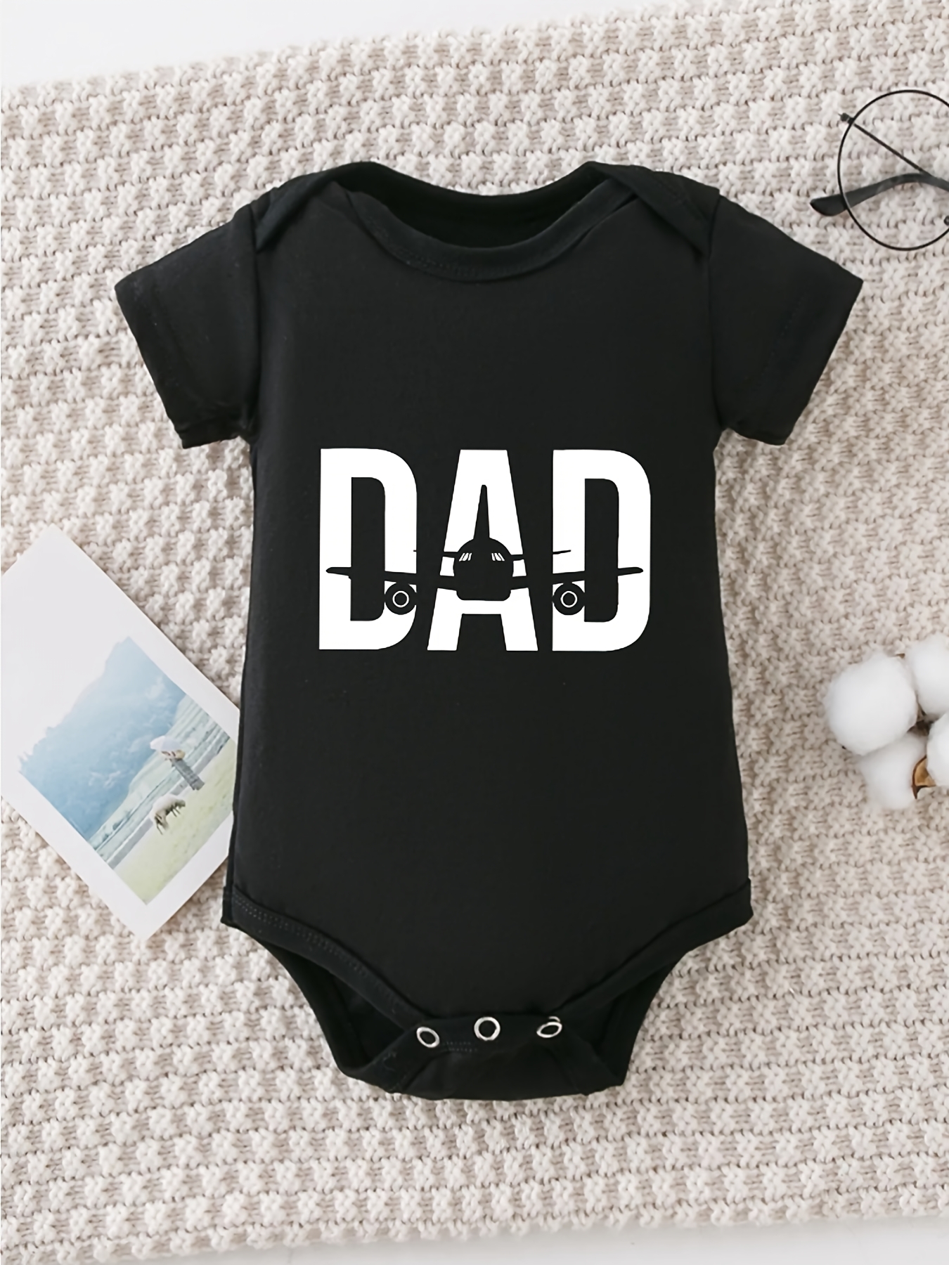 creative dad printed baby clothes fun airplane patterns Temu