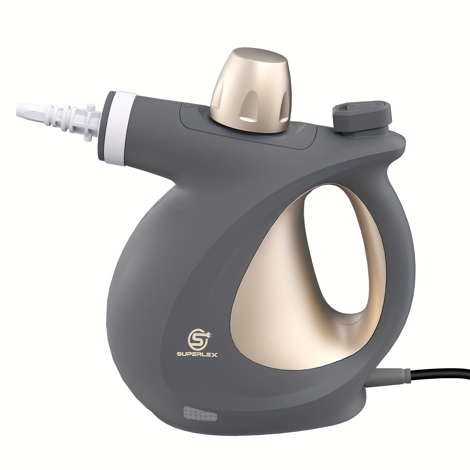 Image of Superlex Handheld Steam Cleaner, Christmas Cleaning Essentials And Christmas Perfect Gift, 3.5bar High-pressure Steam With 350ml Water Tank, 180° Swivel Nozzle