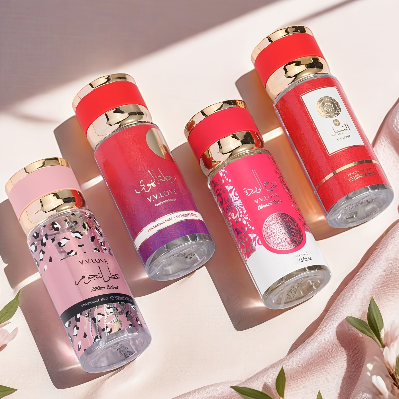 TEMU [women's Perfume Set]4pcs- 400ml. Fresh And Sweet Fragrance To Show Your Charm, Long-lasting Pleasant Scent. Perfect For Daily Life And Dating,