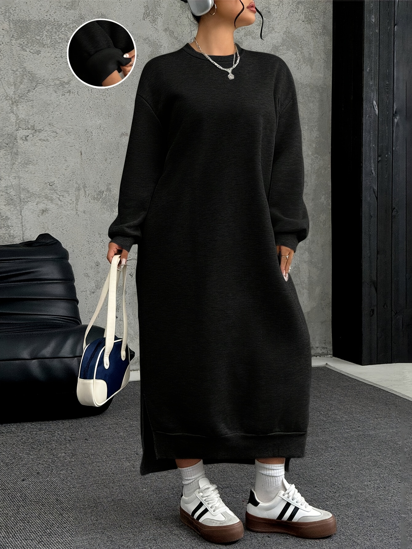 sweatshirt dresses sold on Temu United States