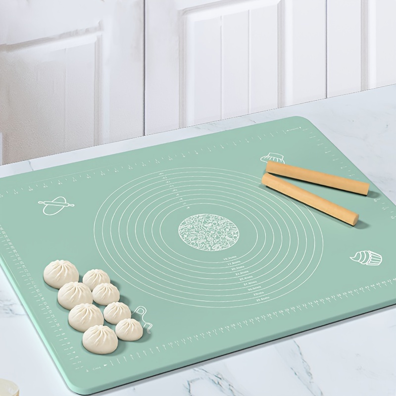 

1pc Thickened Kneading Mat, 19.7 X 15.7in, Bpa Free Non-stick, And Non-slip Table Baking Mat, Silicone Baking Mat For Pizza And Cake Pastry Dough Restaurant Supplies For Restaurants