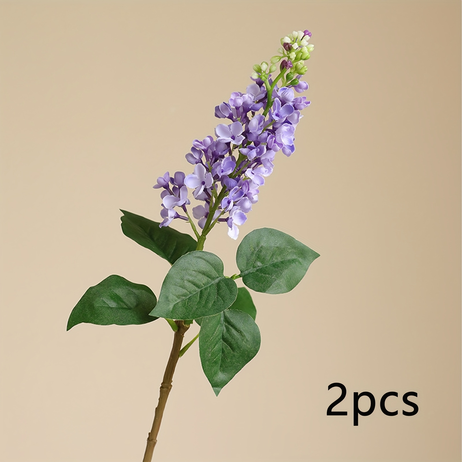 Image of 2pcs, 28.7in/73cm, Artificial Lilac, Artificial , Thanksgiving Home Decoration Artificial Flower Set - Realistic Plastic Lilac Branches, Simulated Fragrant Lilac Flowers Suitable For Room Types
