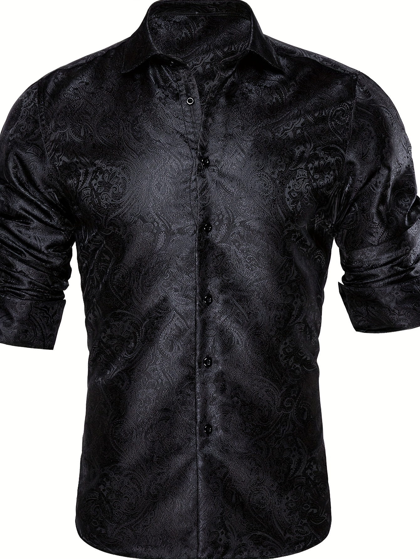 big mens black dress shirt Naomi Dress in Black Black / 2 main image 1