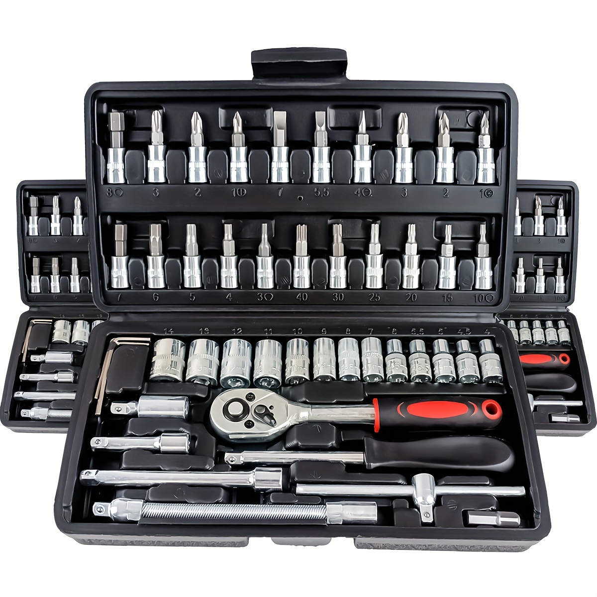 

46-150pcs Tool Set, 72 Tooth Auto For Car And Use