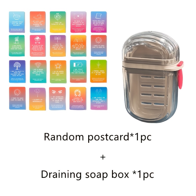 TEMU Portasapone drenante qualit�, portatile con - Portasapone da viaggio a di perdite, facile , e igienico, per campeggio, palestra, bagno, cucina -