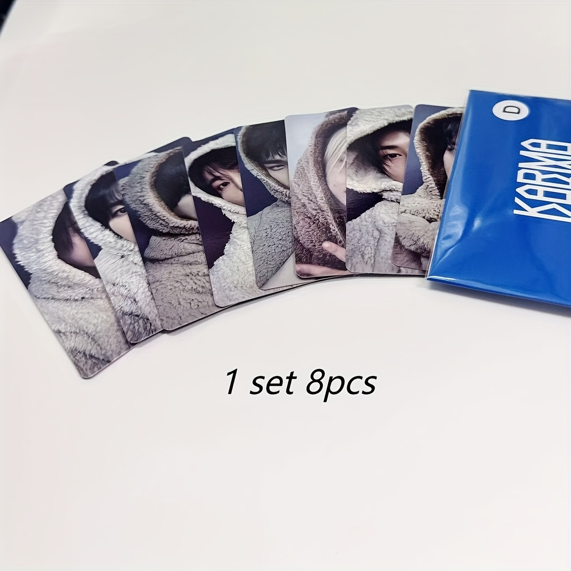 E-shop 8 Stück S-K Neues Album K/A/R/MA Lomo Fotokarten – Fan-Sammlergeschenke Notizbuch-Dekorationen, Souvenirs, Fan-Artikel, Dekorative Drucke,
