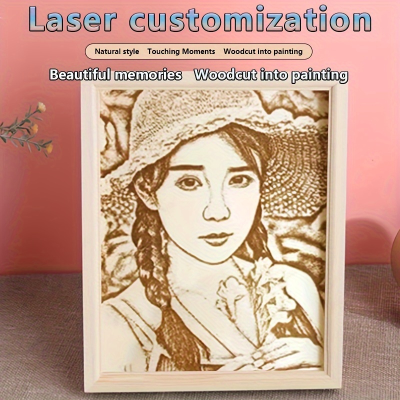 

Engraving - 1pc Wooden Desk Decor, For Birthdays, Anniversaries &