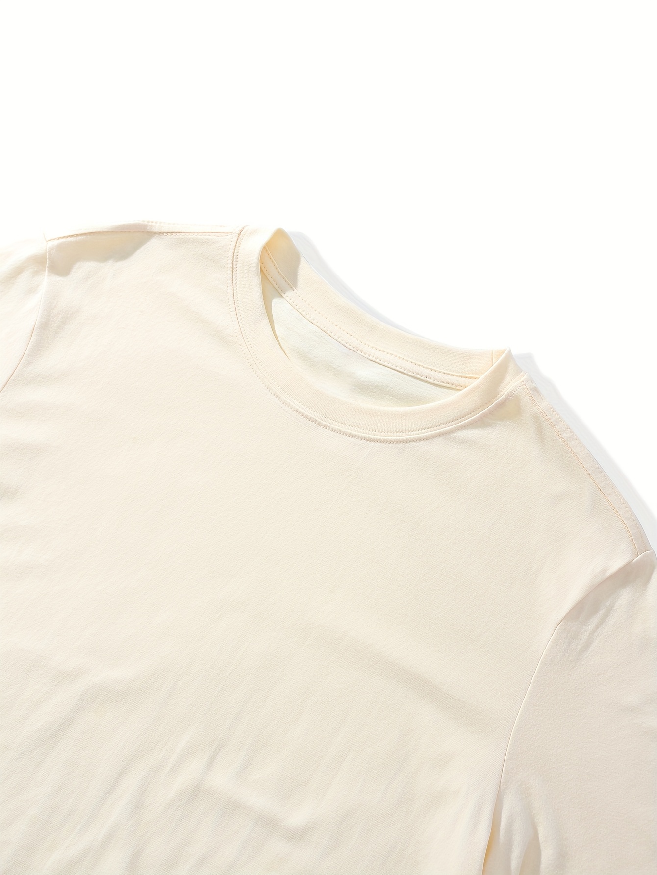 T-shirt homme été en coton coupe ample confortable décontracté_voghion.com