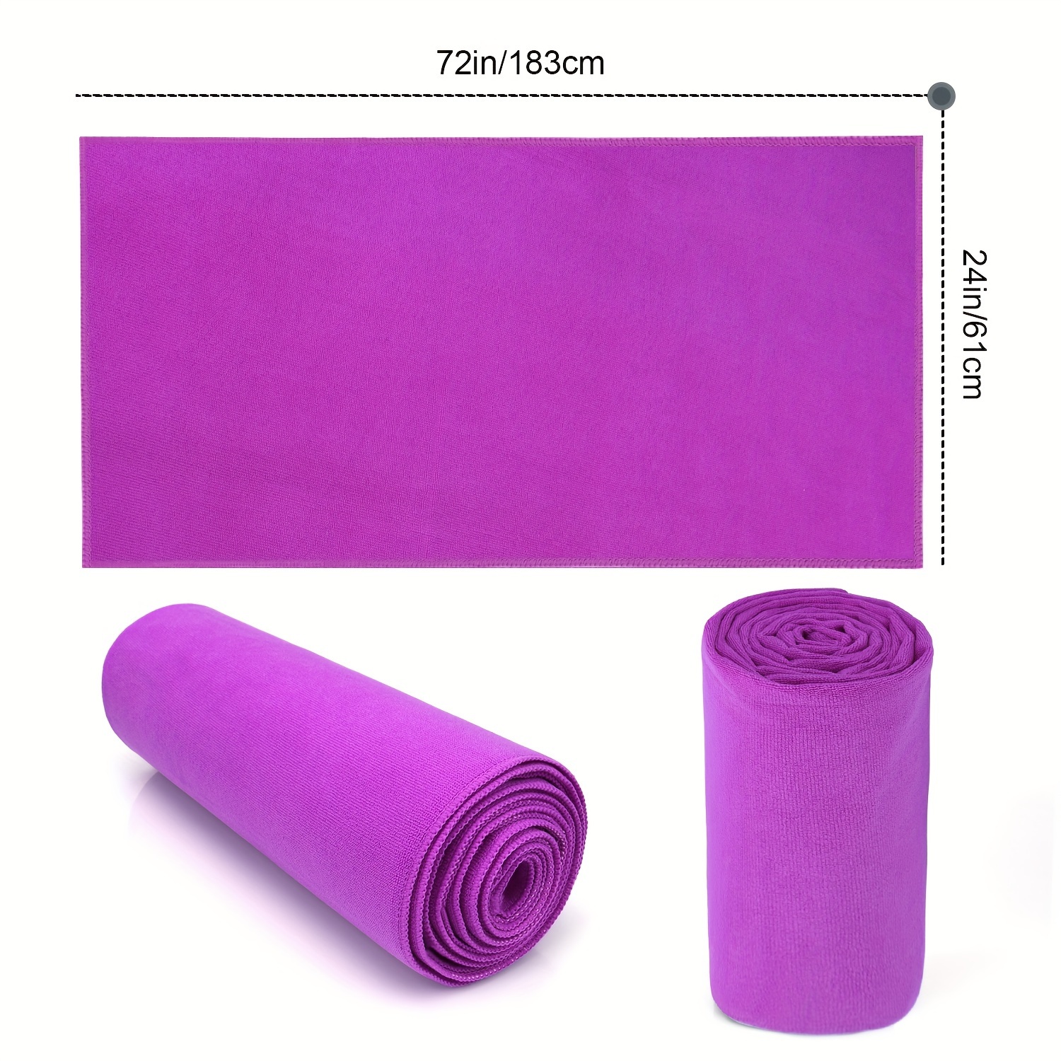 Non slip Sweat Absorbent Yoga Mat Towel Hot Yoga Pilates - Temu