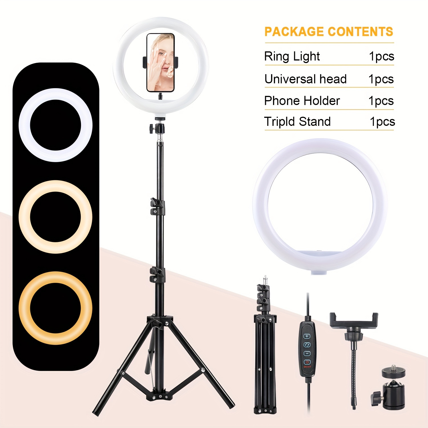 Amazon Adjustable Ring Light With Tripod Stand Ring Light Stand