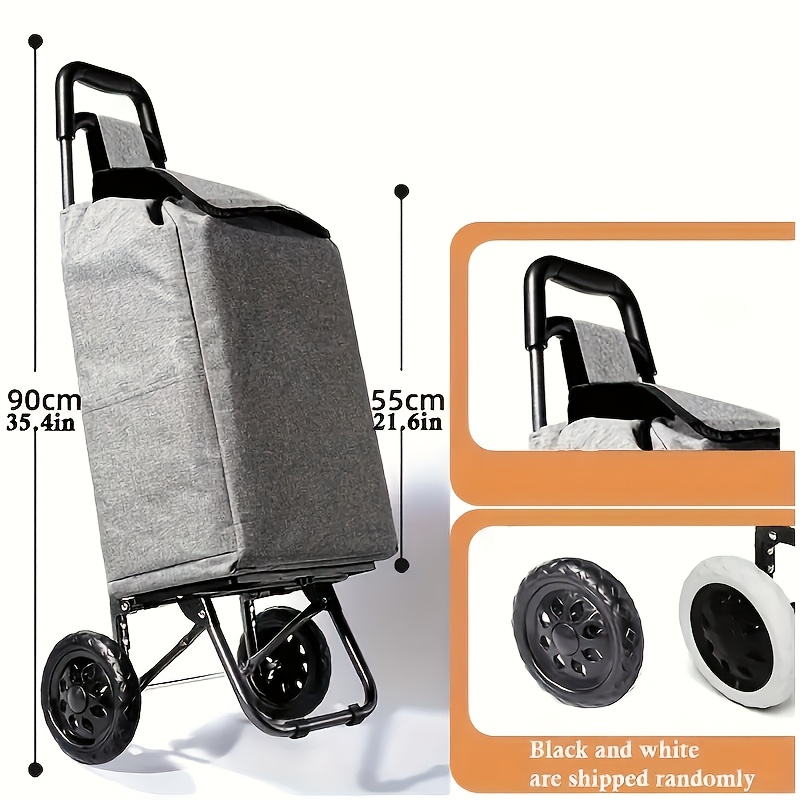 Collapsible Trolley Shopping Bag On Wheels Walmart Jumbo Basket