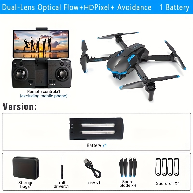 X6 Foldable Camera Obstacle Avoidance Gravity - Temu