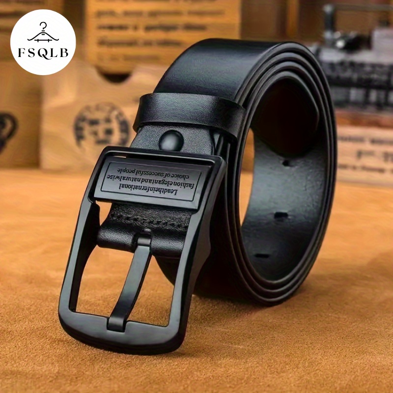 fashionable belt for men retro belt dual sided leather belt versatile belt for business christmas gift details 7