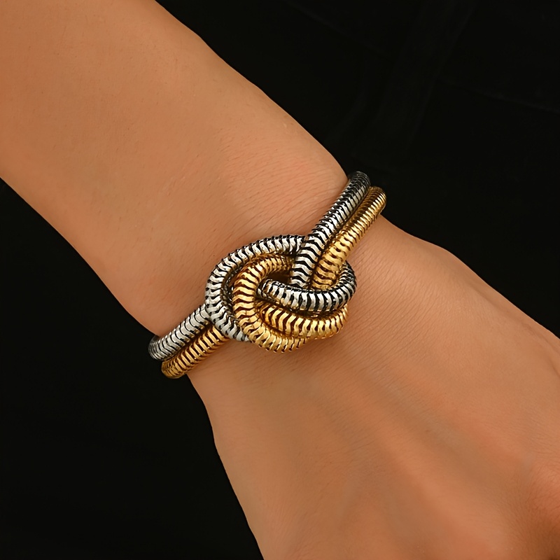 Geometric Winding Bracelet for Women