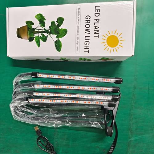 led grow light for plants with adjustable gooseneck usb featuring red and high panel adjustable lamp and flexible rotation suitable for indoor greenhouse flowers