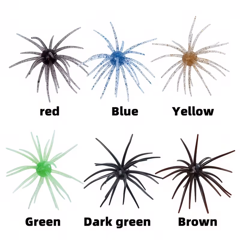 1pc lifelike soft silicone sea lure with high tear realistic floating bait for fish mixed colors ideal for freshwater fishing fishing accessory realistic design durable fishing lure Product details 4